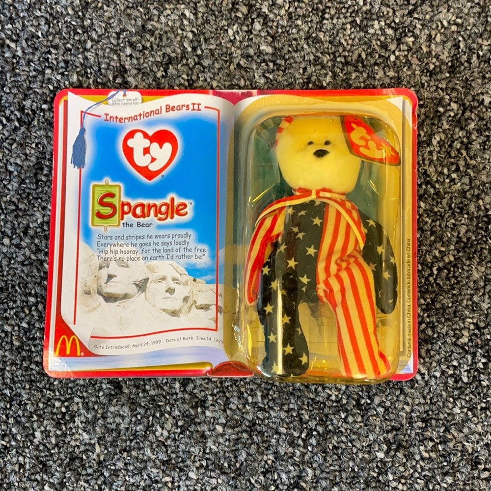 McDonalds Beanie Baby - Spangle the Bear
